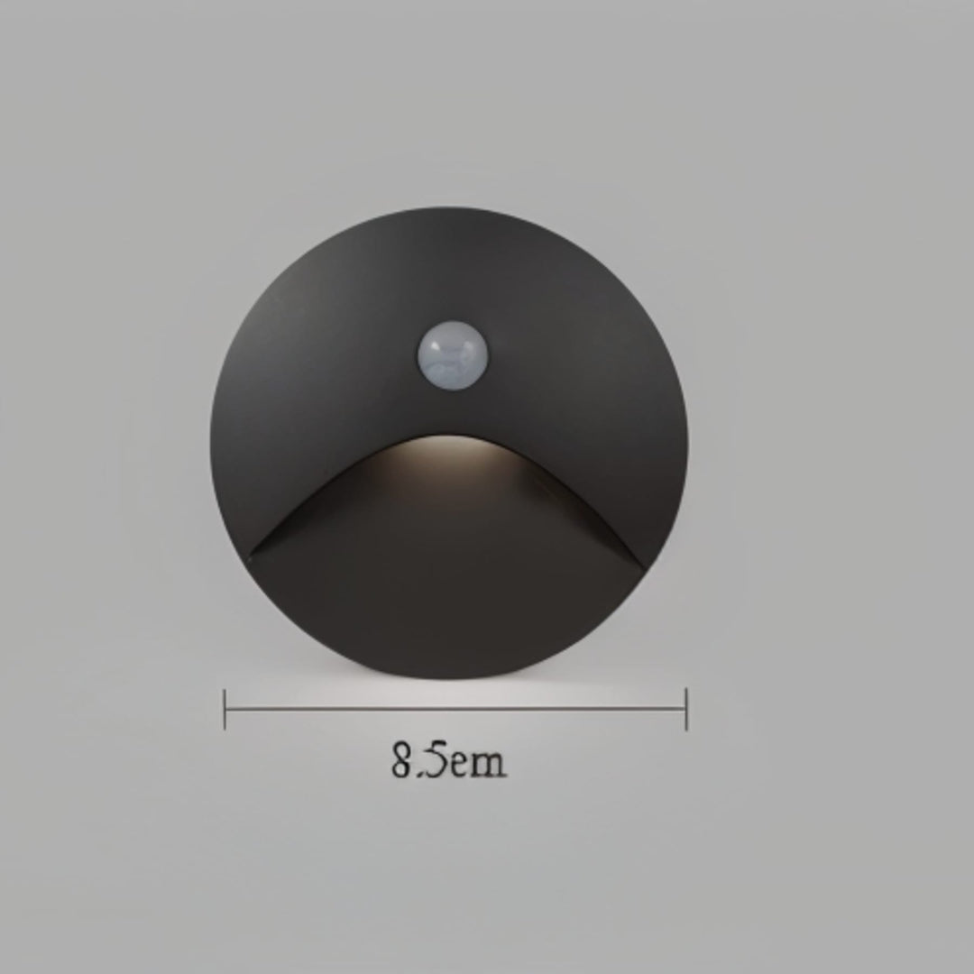 Motion Sensor Wall Light for Hallways and Stairs | Black or White