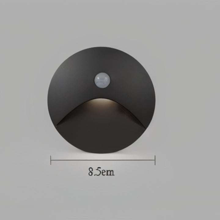 Motion Sensor Wall Light for Hallways and Stairs | Black or White
