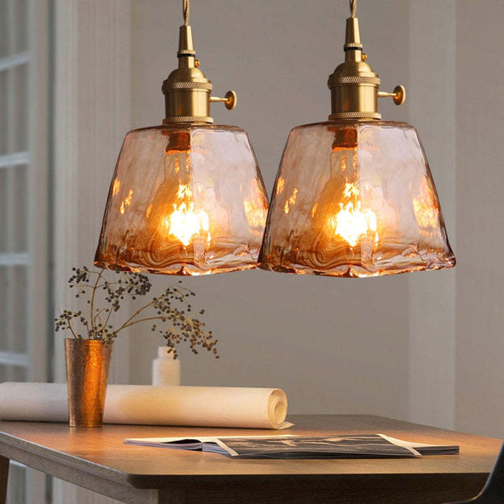 Evin Pendant Light Glass&Brass