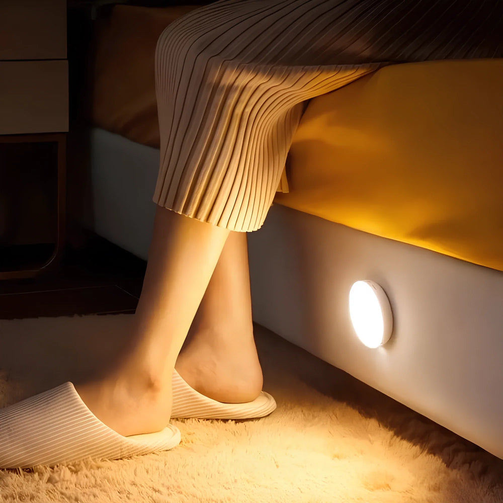 Round Rechargeable Motion Sensor Cabinet Light