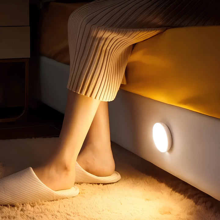 Round Rechargeable Motion Sensor Cabinet Light