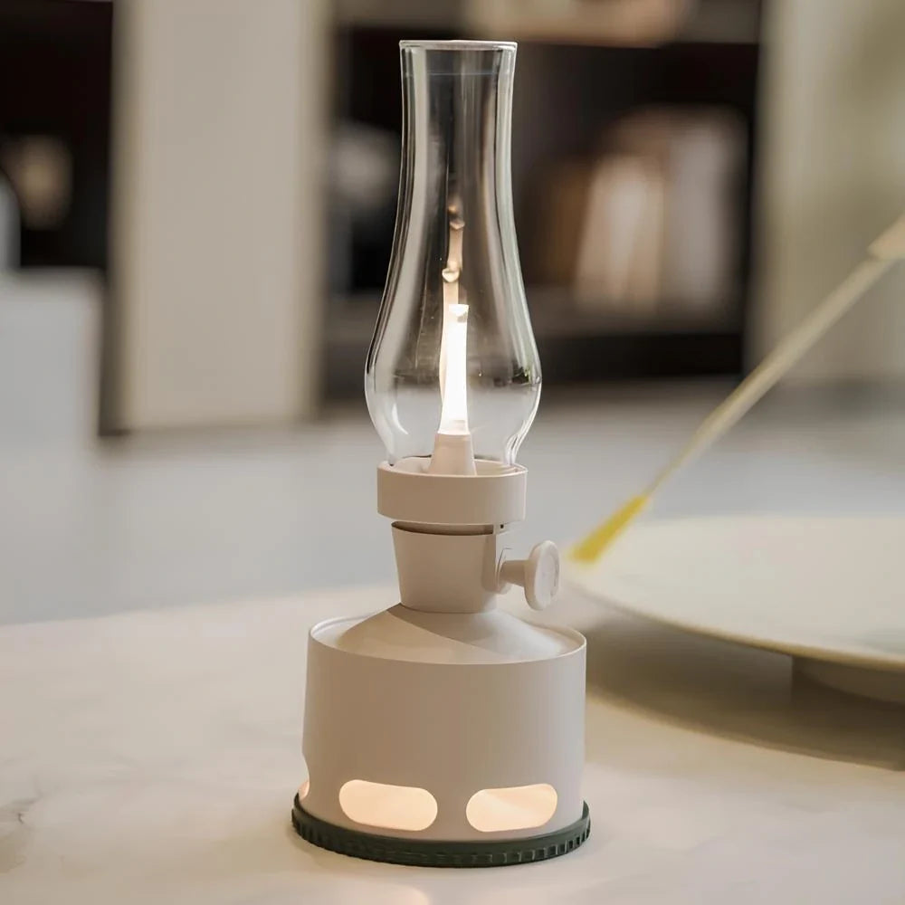 Vintage Aluminium LED Storm Lantern