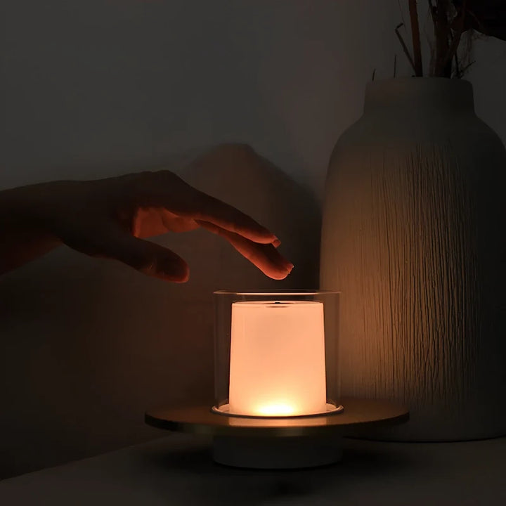 Rechargeable Candle Flame Table Lamp