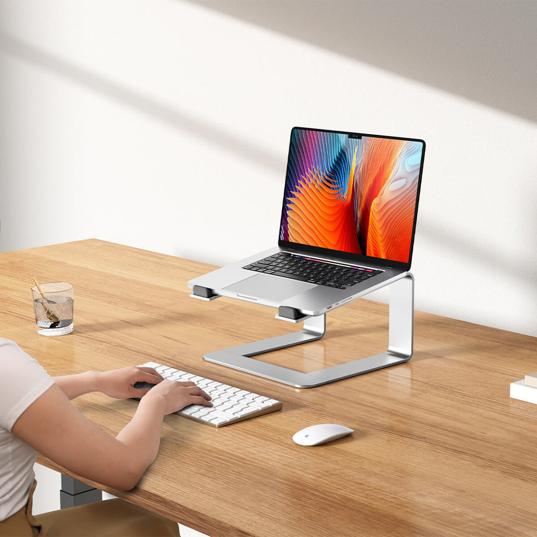 Aluminium Laptop Stand | Riser for Desk, Two Finishes