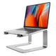 Aluminium Laptop Riser | Fixed Height, Silver or Black