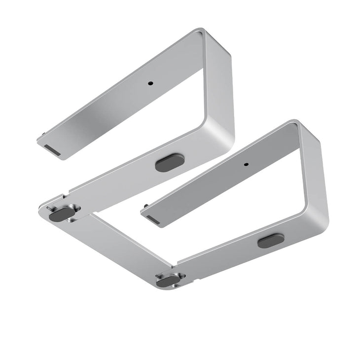 Aluminium Laptop Riser | Fixed Height, Silver or Black