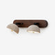Travertine Dome Vanity Wall Light | Walnut, 2 to 4 Heads
