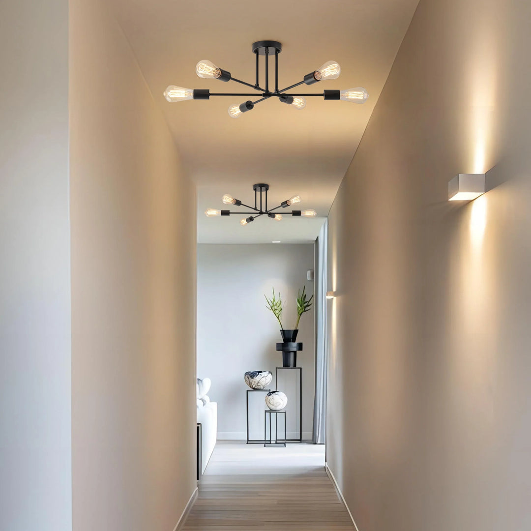 Enki Nordic Semi-recessed Ceiling Lamp