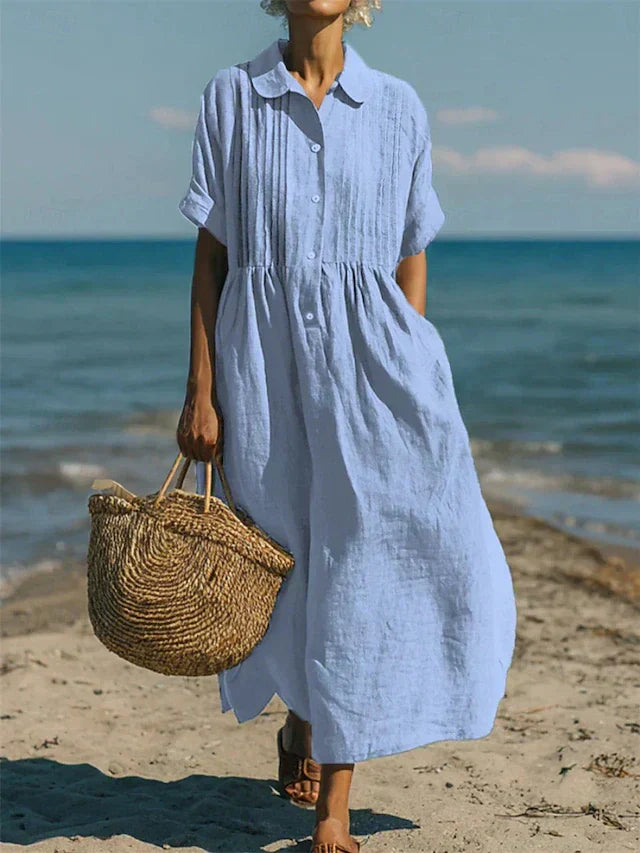 Women's Collared Summer Dress – image 2