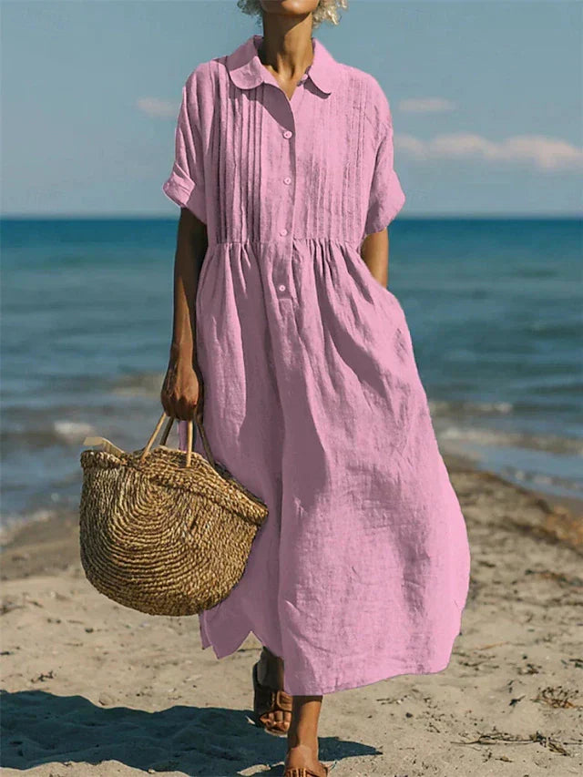 Women's Collared Summer Dress – image 4