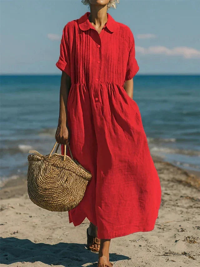 Women's Collared Summer Dress – image 6