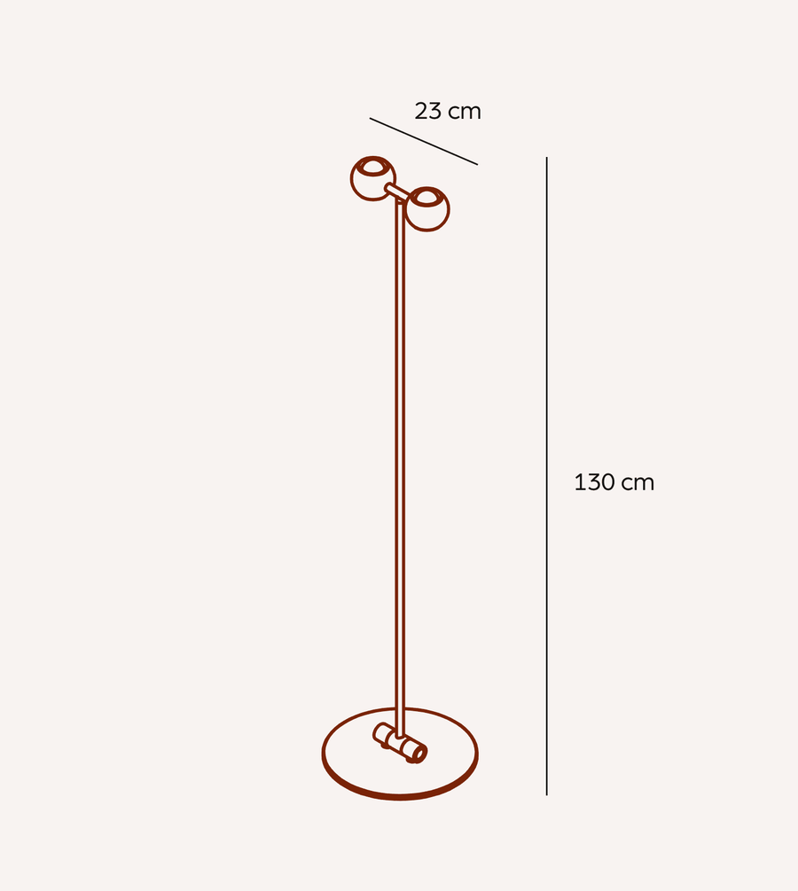 Altos Dimmable Aluminium Floor Lamp – image 2