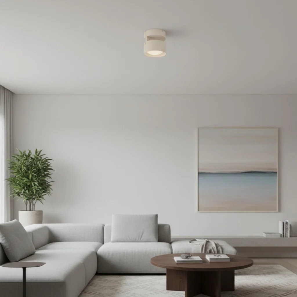 Ananke Minimalist Cylinder LED Ceiling Light