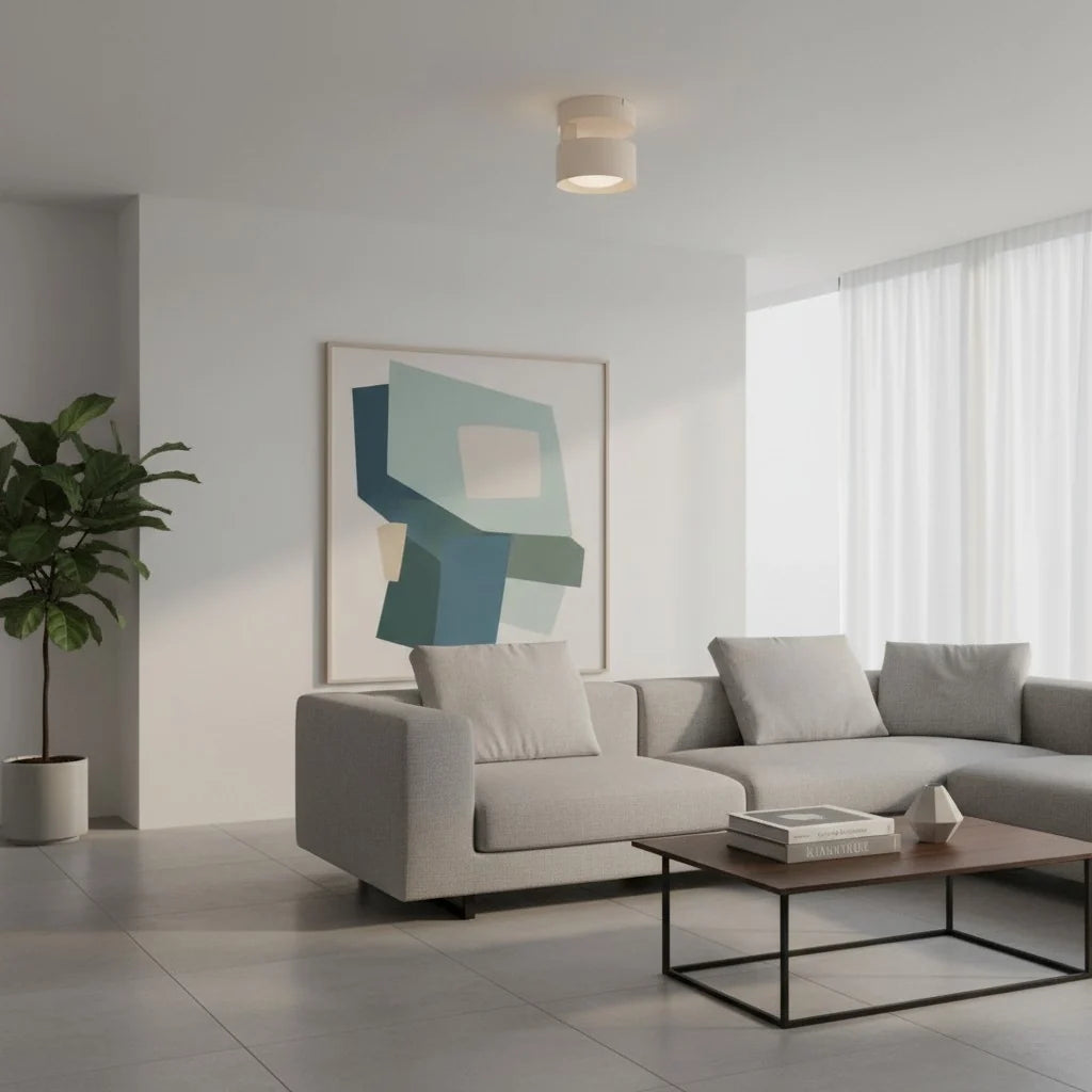 Ananke Minimalist Cylinder LED Ceiling Light