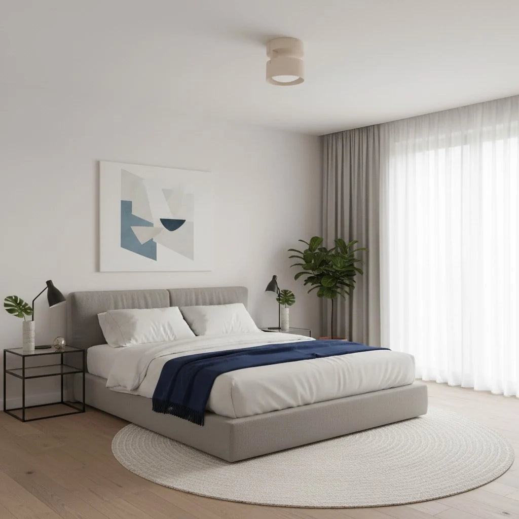 Ananke Minimalist Cylinder LED Ceiling Light