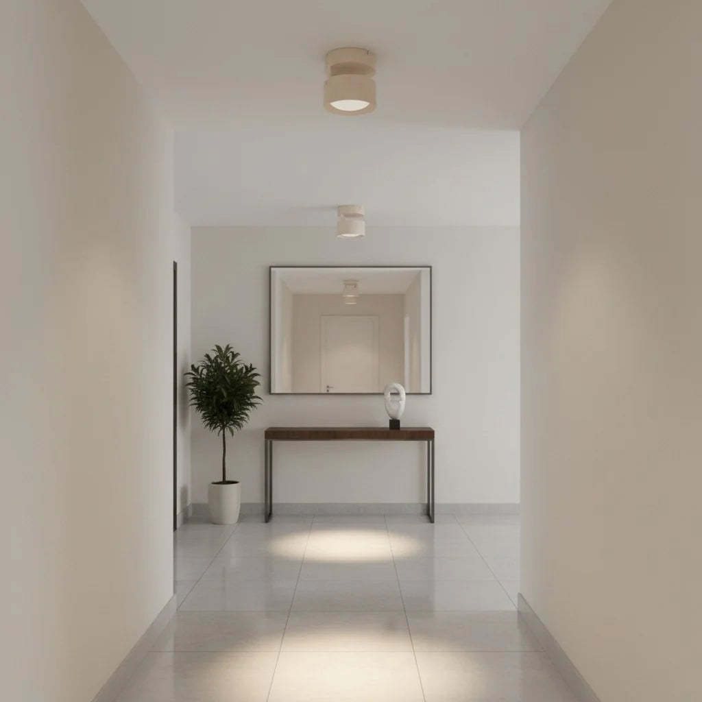 Ananke Minimalist Cylinder LED Ceiling Light