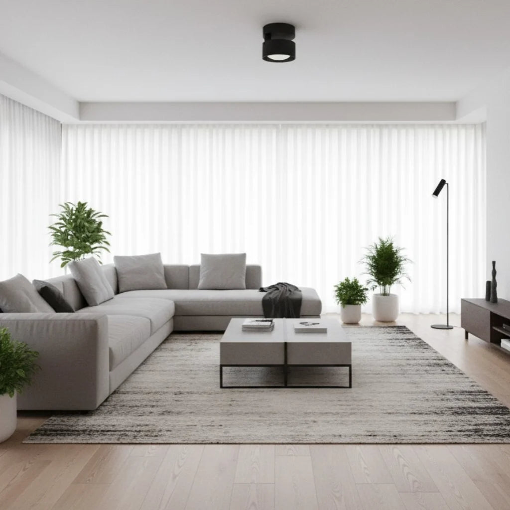 Ananke Minimalist Cylinder LED Ceiling Light