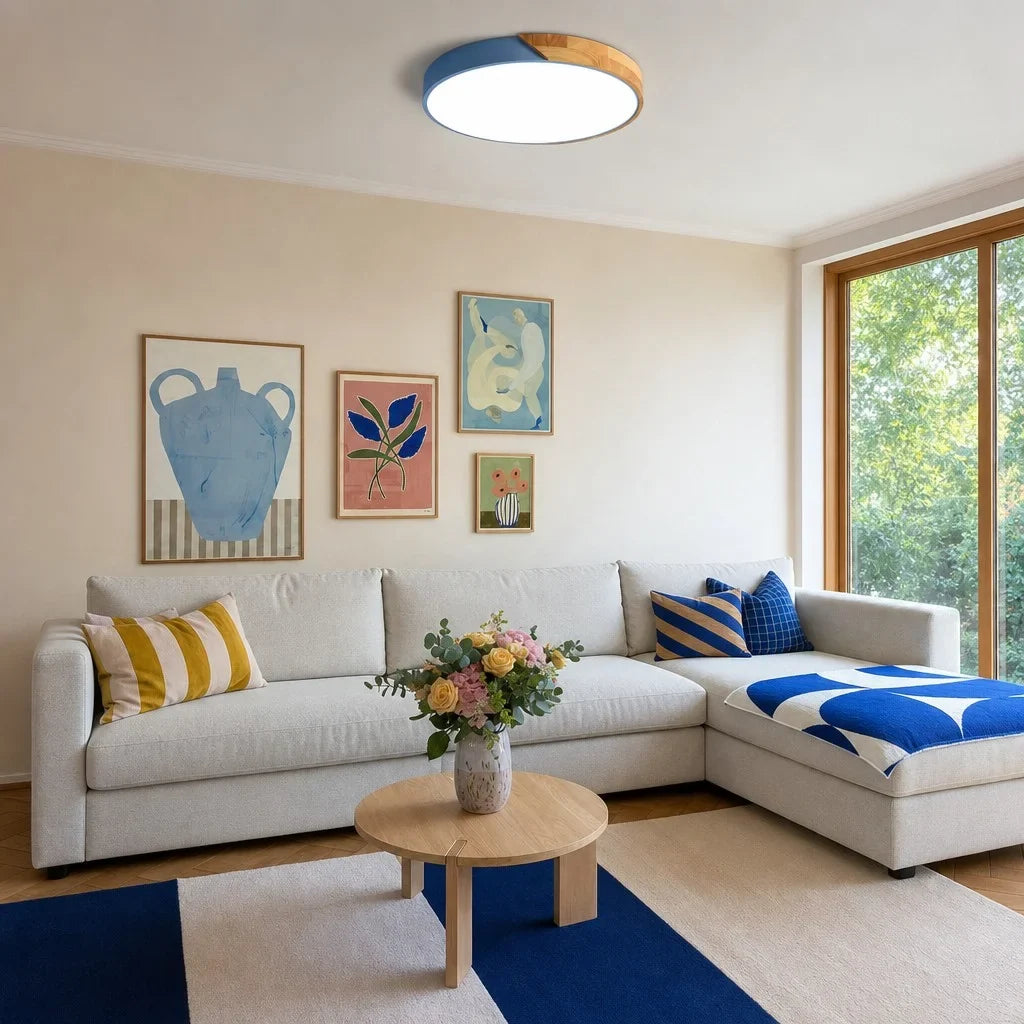 Apollo Macaron Round Dimmable Ceiling Lamp