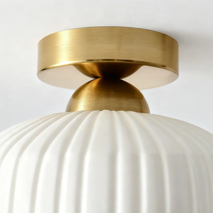 Ashbur Modern Textured Ceramic Ceiling Light