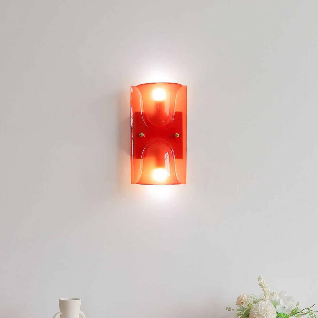 Resin Droplet Wall Light | White, Red or Green, 2 Heights