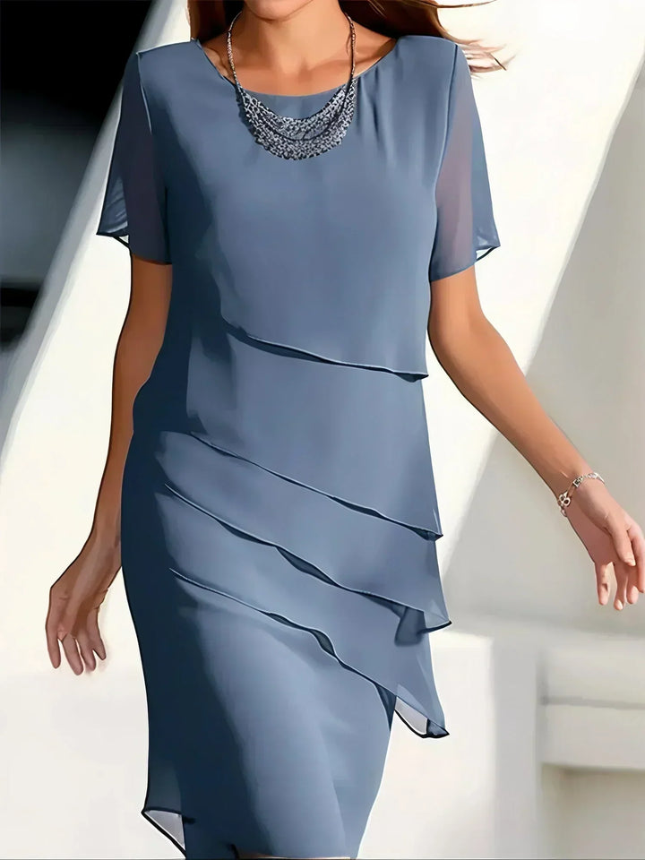 Women's Short-Sleeve Flowy Summer Dress – image 1