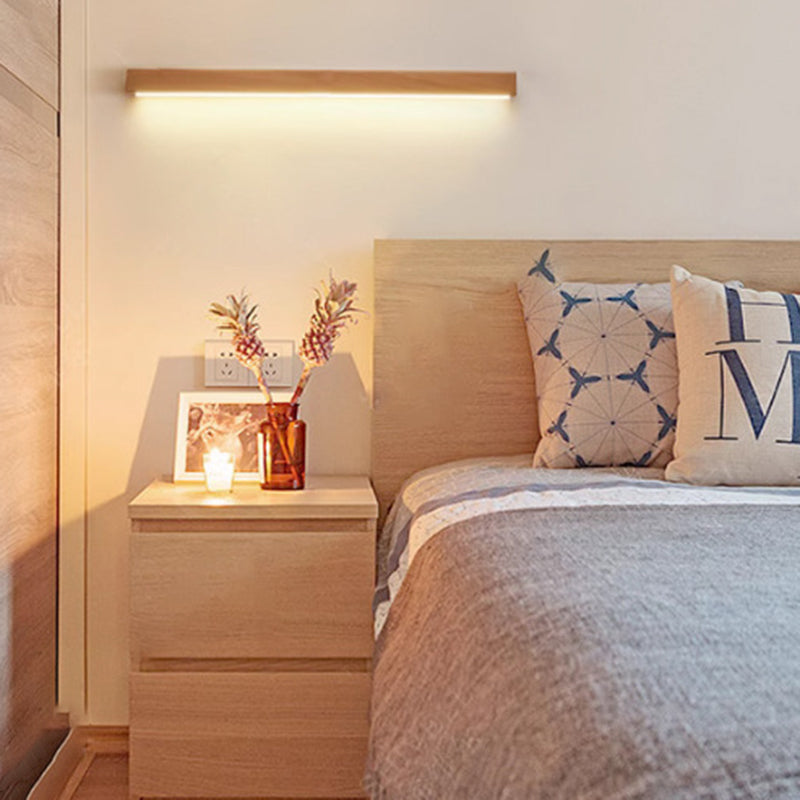 Solid Wood Linear Wall Light | 60 to 180 cm, Up or Down