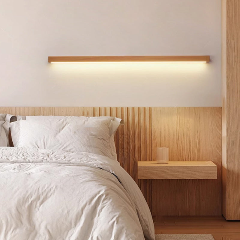 Solid Wood Linear Wall Light | 60 to 180 cm, Up or Down