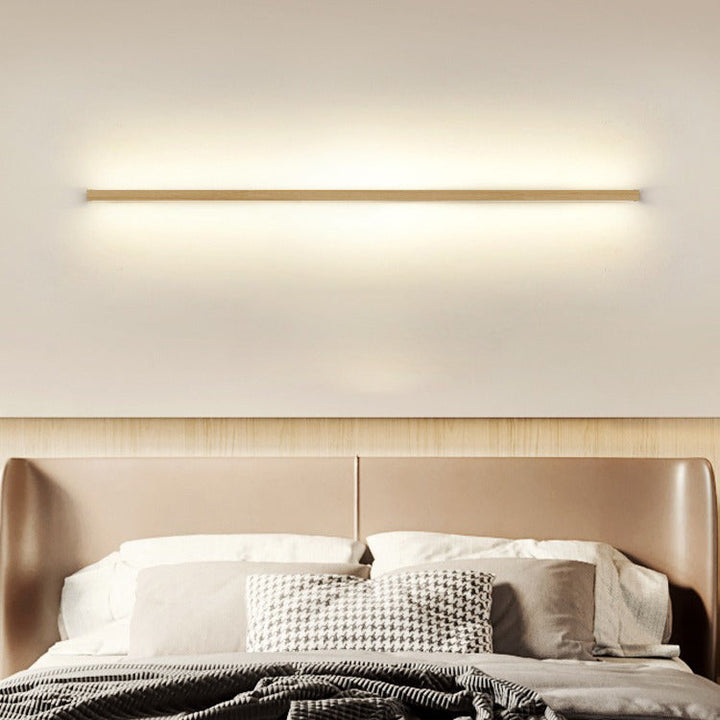 Solid Wood Linear Wall Light | 60 to 180 cm, Up or Down