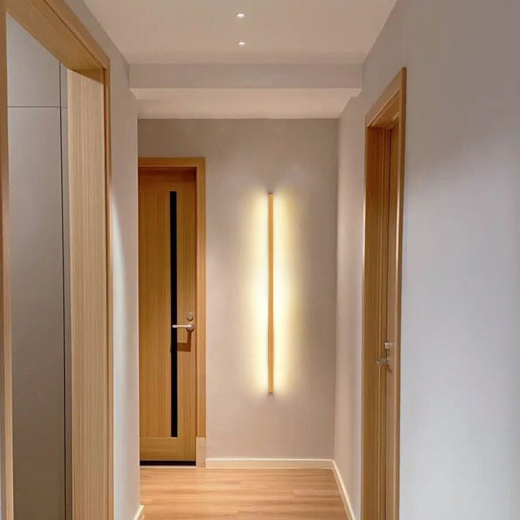 Solid Wood Linear Wall Light | 60 to 180 cm, Up or Down