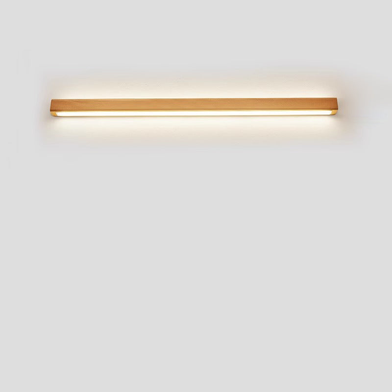 Solid Wood Linear Wall Light | 60 to 180 cm, Up or Down