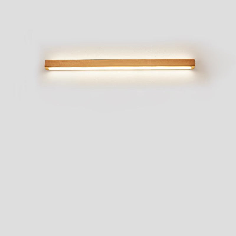 Solid Wood Linear Wall Light | 60 to 180 cm, Up or Down