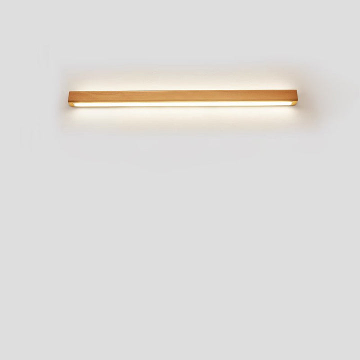 Solid Wood Linear Wall Light | 60 to 180 cm, Up or Down