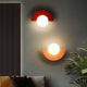 Half-Moon Wall Light | Opal Globe, 7 Colours