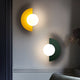 Half-Moon Wall Light | Opal Globe, 7 Colours