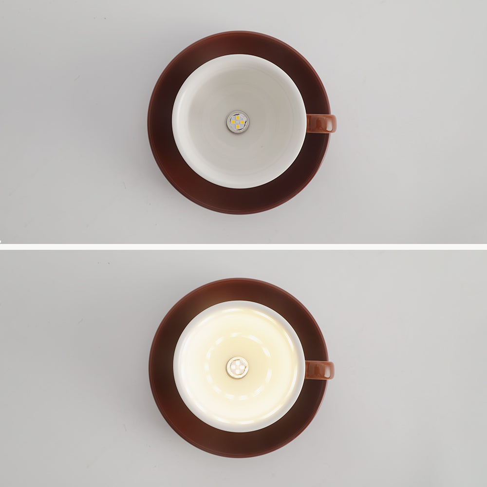 Ceramic Teacup Ceiling Light | Glossy, 11 Colours