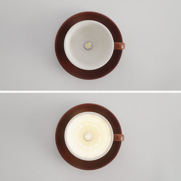 Ceramic Teacup Ceiling Light | Glossy, 11 Colours