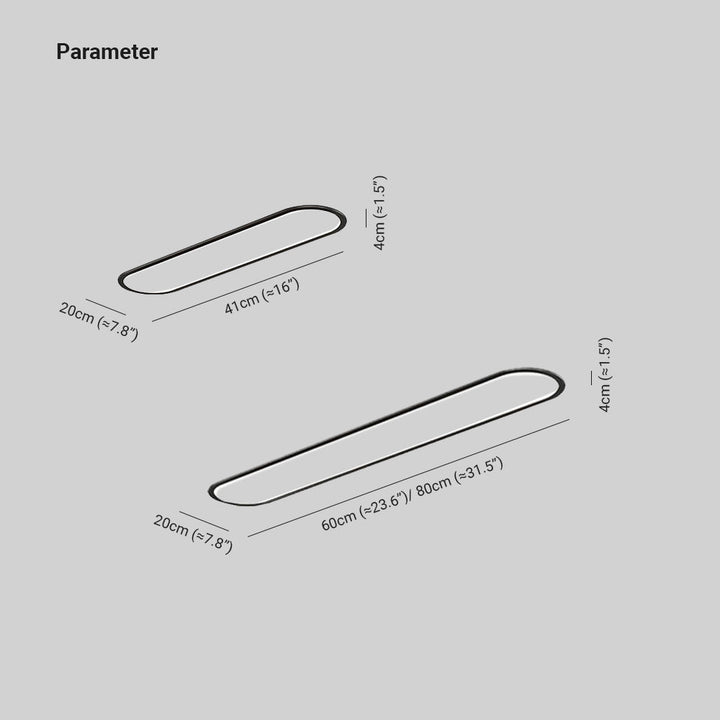 Lenova Ceiling Light Oval Minimalist