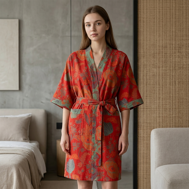 Women Cotton Bathrobe image 2