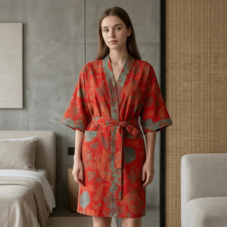 Women Cotton Bathrobe image 2