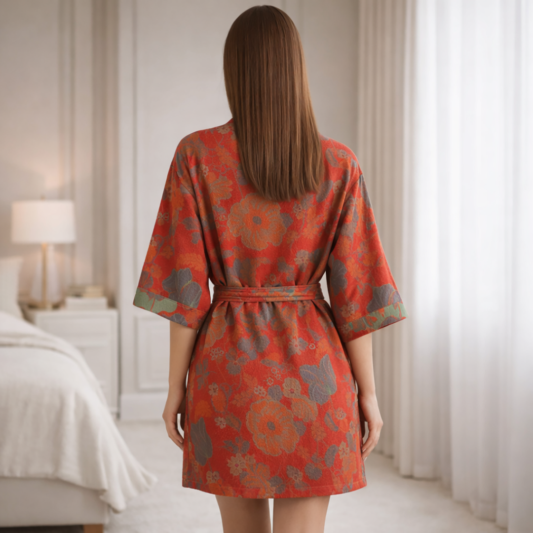 Women Cotton Bathrobe image 3