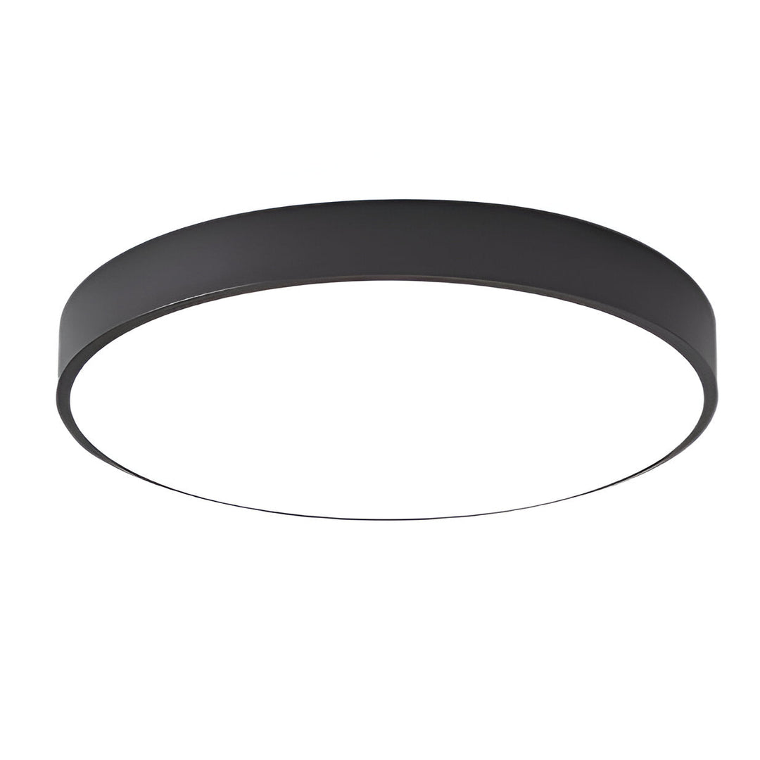 Low-Profile Round LED Ceiling Light With Minimal Frame