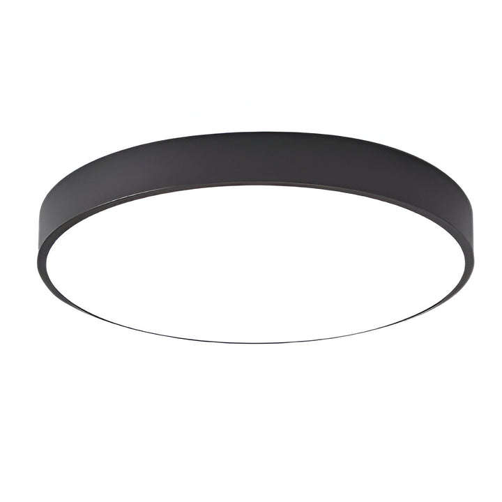 Low-Profile Round LED Ceiling Light With Minimal Frame