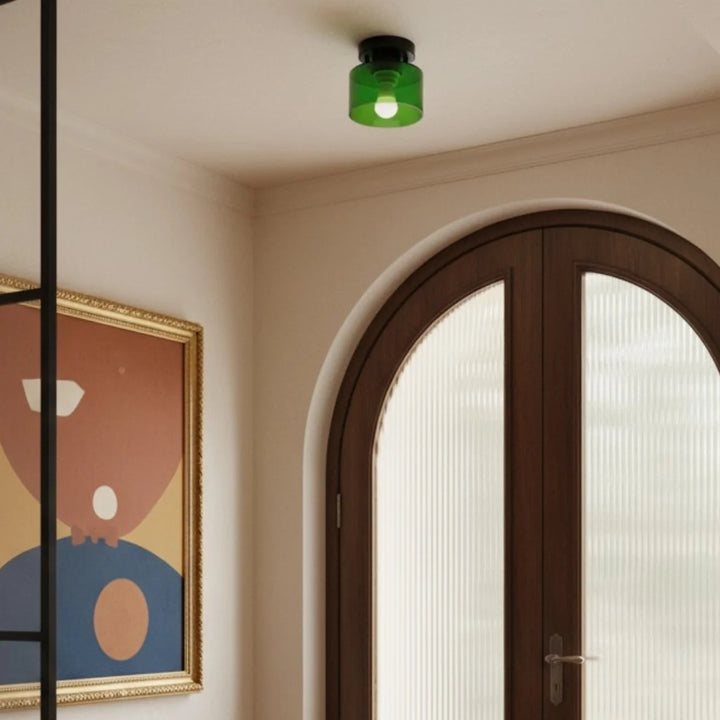 Brielle Bauhaus Colourful Glass Ceiling Lamp