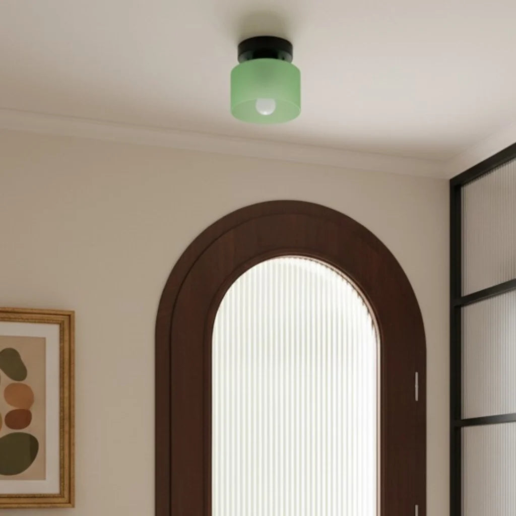 Brielle Bauhaus Colourful Glass Ceiling Lamp