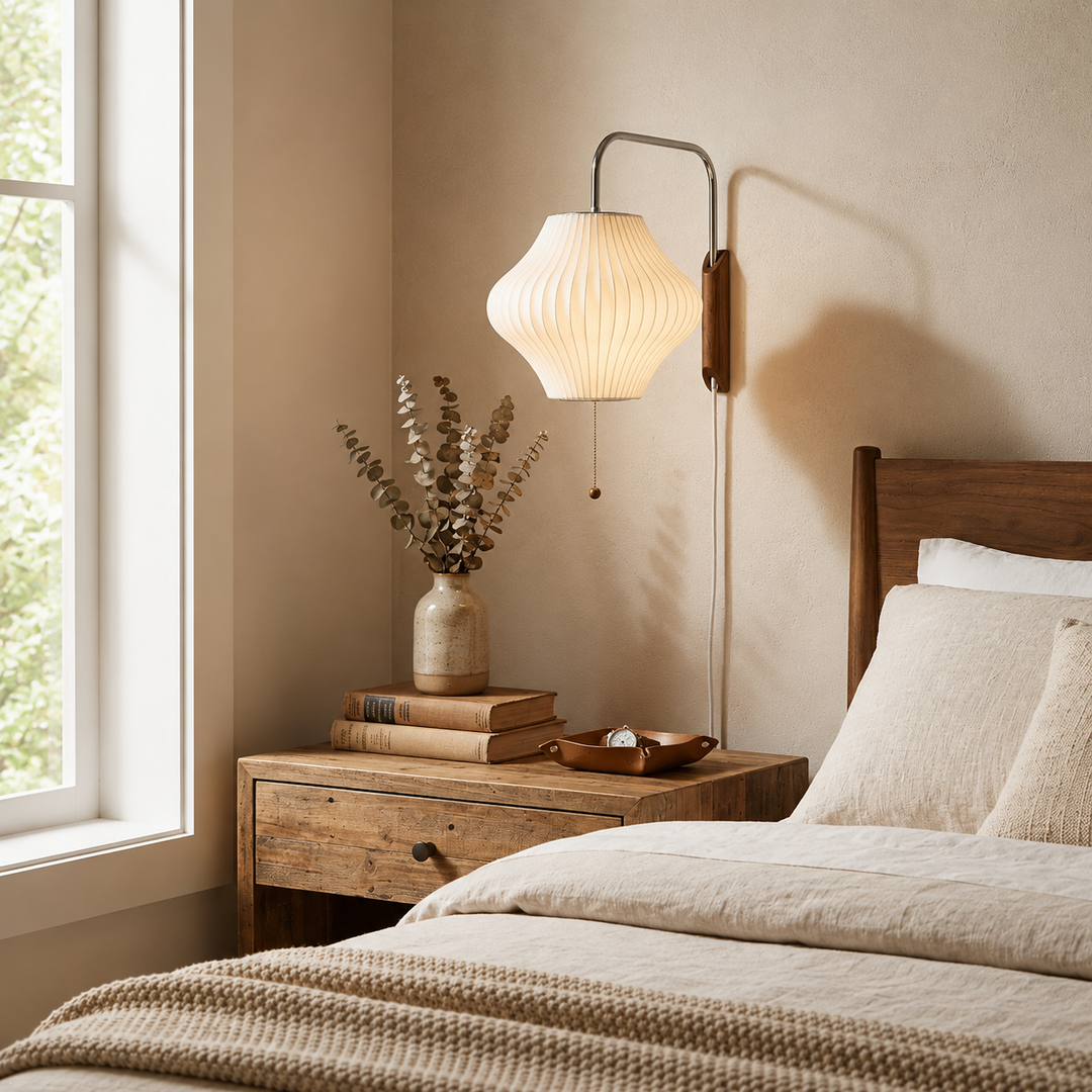 Bubble Silk Wall Light