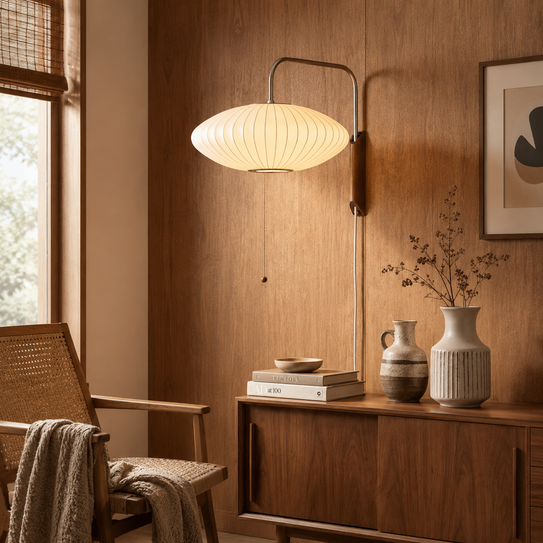 Bubble Silk Wall Light