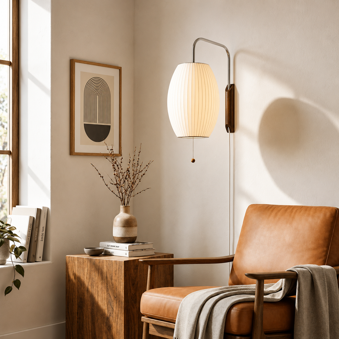 Bubble Silk Wall Light