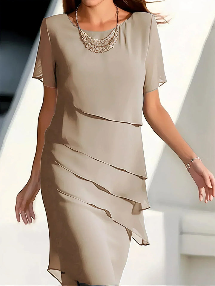 Women's Short-Sleeve Flowy Summer Dress – image 4