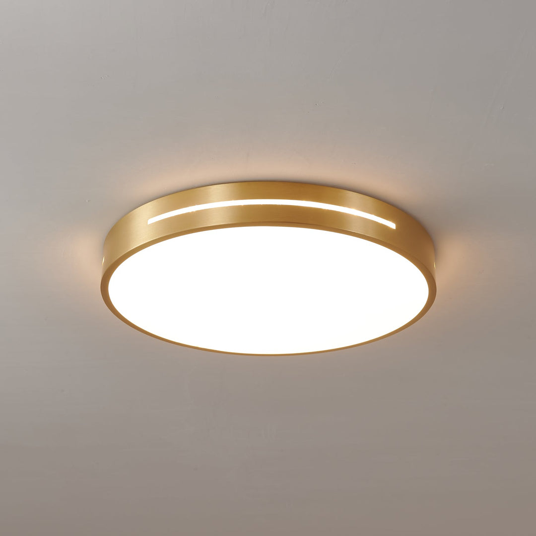 Eurcarara Modern Minimalist Brass Ceiling Light