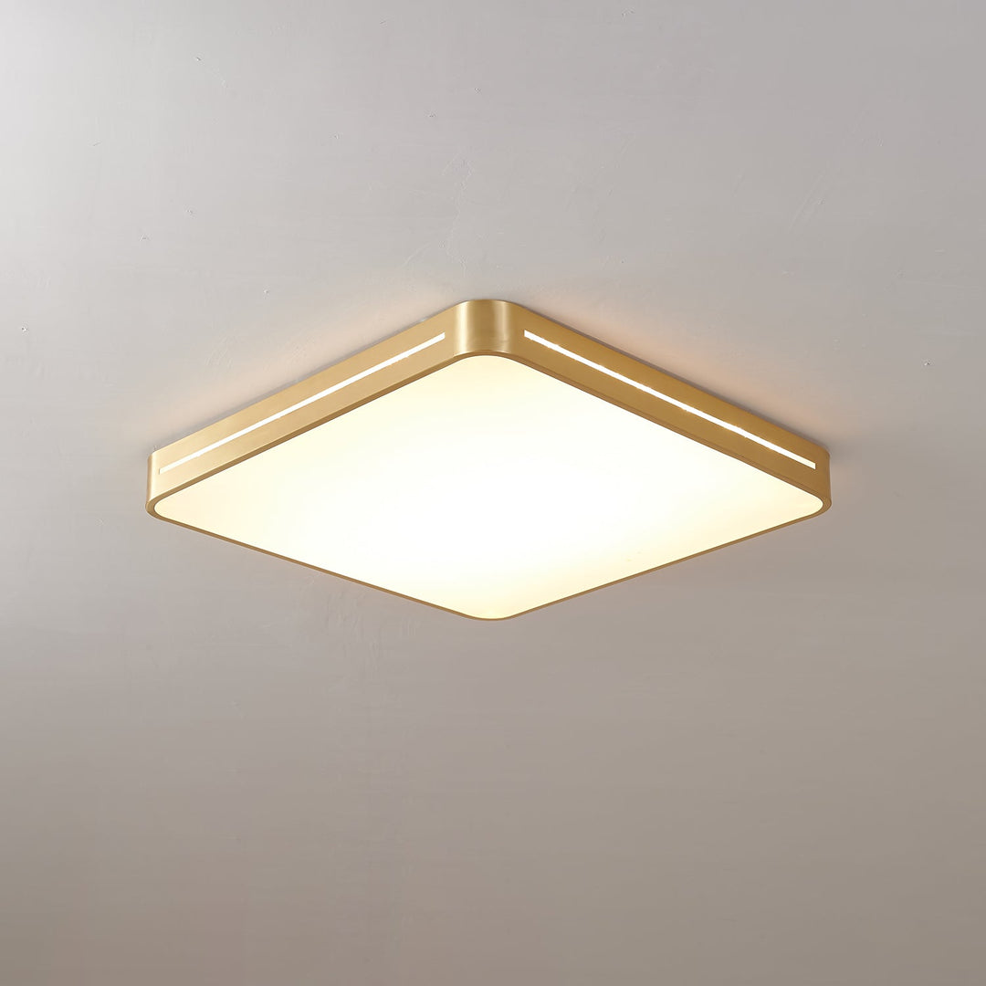Eurcarara Modern Minimalist Brass Ceiling Light